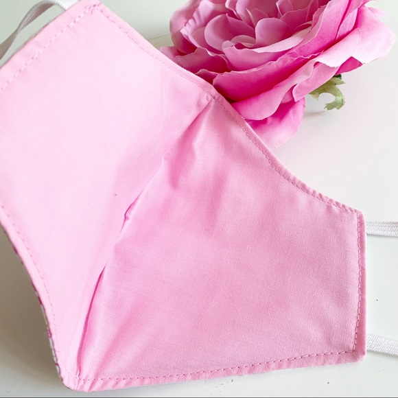 3/$25 Triple Layer Handmade Face Mask - Picture 3 of 5